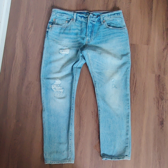 Levi's Denim - Levi’s 501 distressed straight jeans Sz w31L32